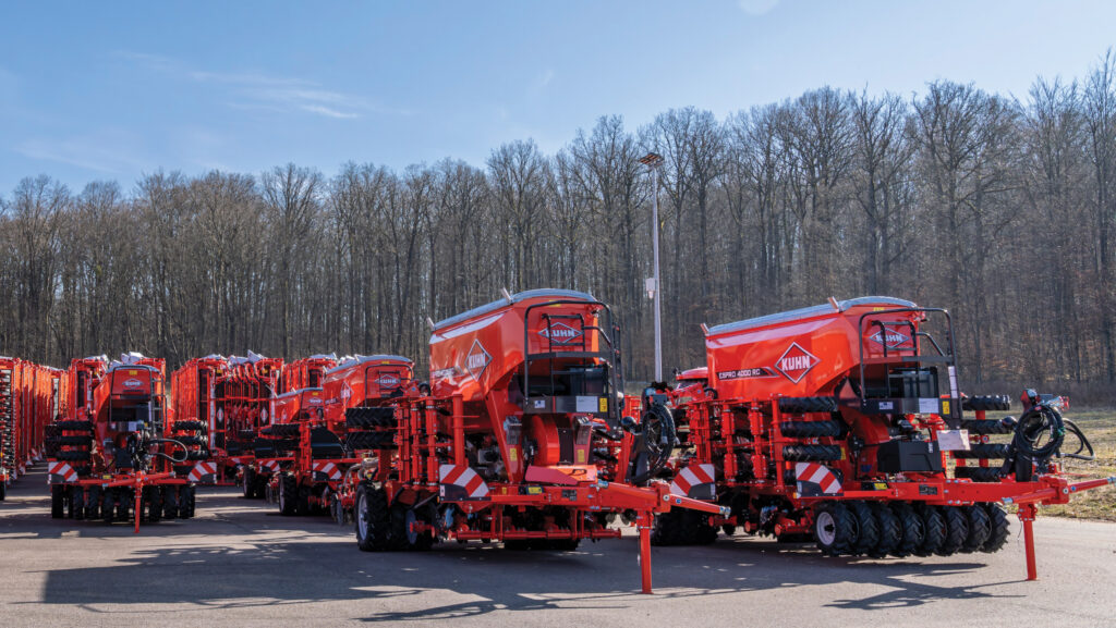 Kuhn drills awaiting dispatch from MGM Monswiller